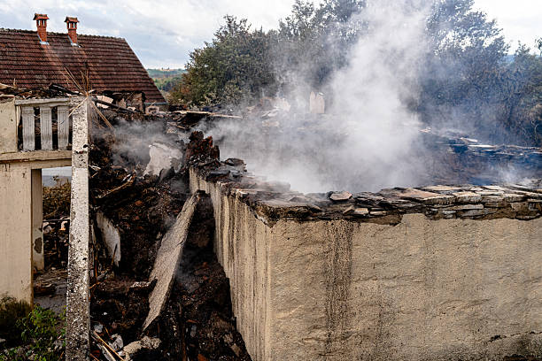 Professional Fire Damage Repair technician working in Eden Prairie, MN